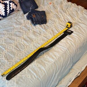 Arden B leather chunky belt